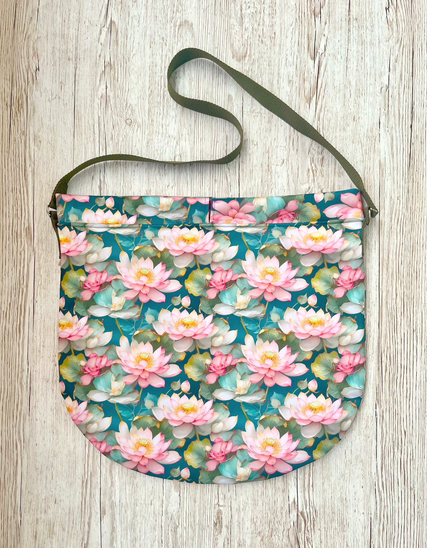 Scooter helmet bag Waterproof Lotos Flowers